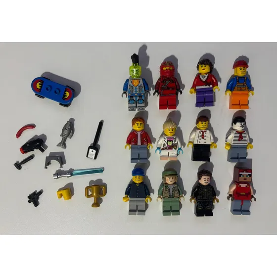 Lego Lote De Minifiguras E Acessórios Originais #5