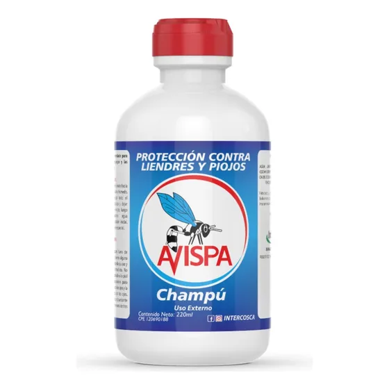Champú Avispa 220 Ml - Elimina Piojos Y Liendres