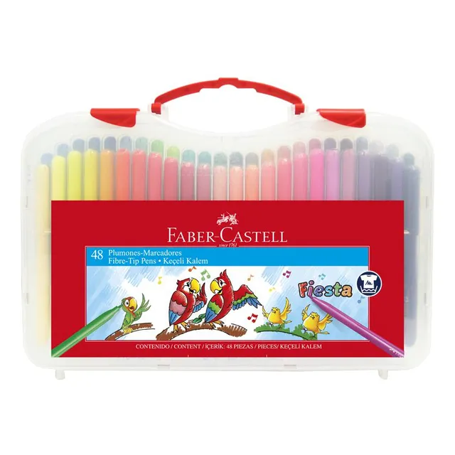 Plumón N45 X 48 En Estuche Rígido Faber-castell