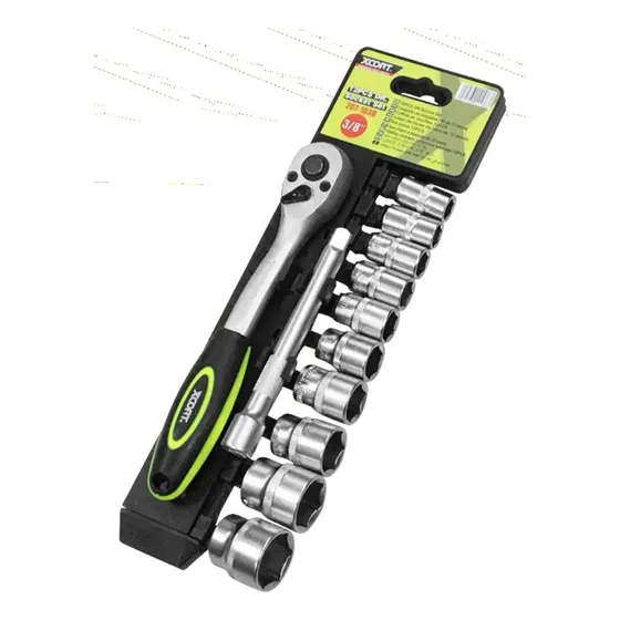 Set De Dados Y Ratchet 3/8  (12 Piezas)