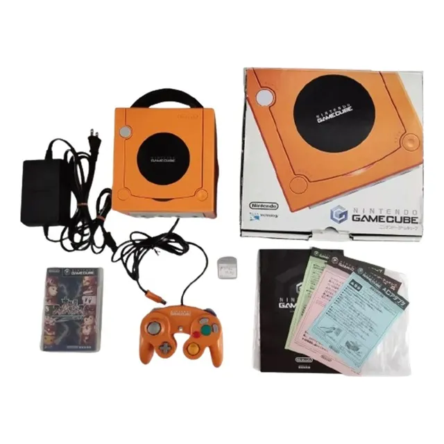Nintendo Gamecube Orange Japones + 2 Control + 1juego + Caja