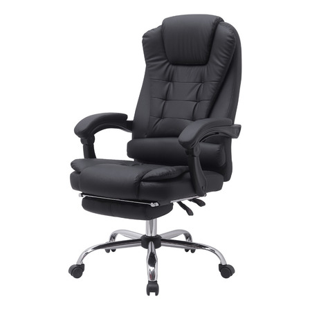 Silla De Escritorio Eke Life Home Yx-0102 Ergonómica Negra Con Tapizado De Cuero Sintético Silla De Escritorio Eke Life Home Yx-0102 Ergonómica Negra Con Tapizado De Cuero Sintético