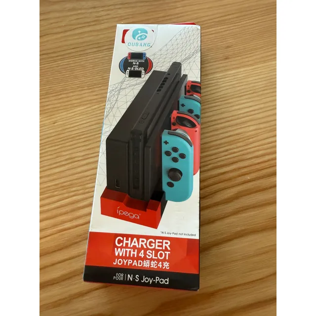 Base De Carga Controles Switch Negro