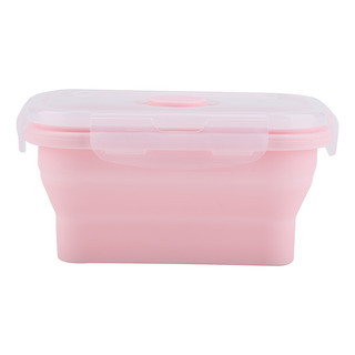 Zc Fiambrera Plegable Portátil De Silicona For Comida, Zc Fiambrera Plegable Portátil De Silicona For Comida,