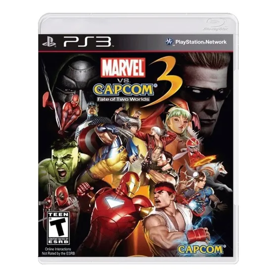 Marvel Vs Campcom 3 Ps3 Semi Novo Mídia Física (Recondicionado)