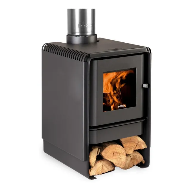 Calefactor Leña Bosca Eco 360, Doble Combustión, Pot. 8.7 Kw