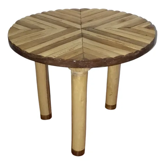 Mesa De Centro De Bambú