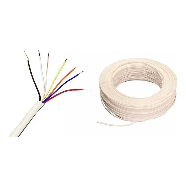 Cable De Portero Eléctrico, Alarma 2 Pares X 50 Mts