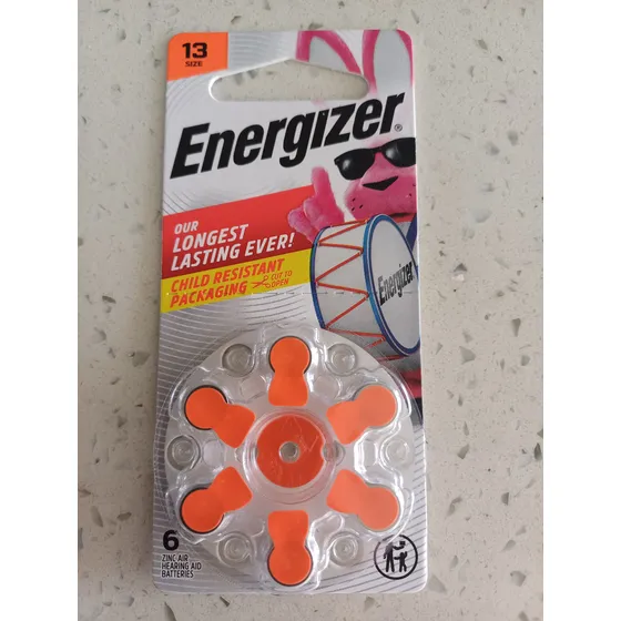 Pilas Auditivas 13cr-6 Zn-air Energizer