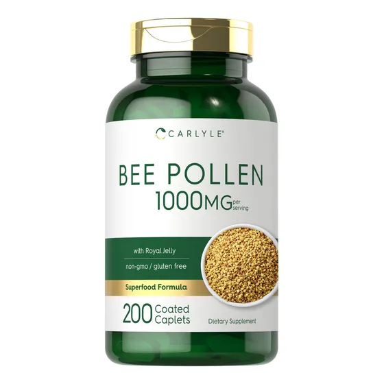 Suplemento De Polen De Abeja Carlyle 1000 Mg 200 Cápsulas Co