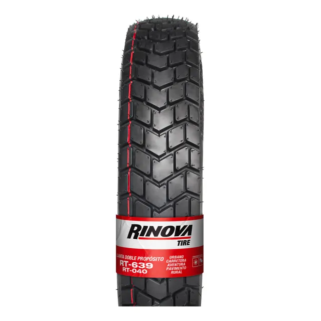 Llanta Moto 110/90-17 Rt-639 Tt 66l Rinova Tires