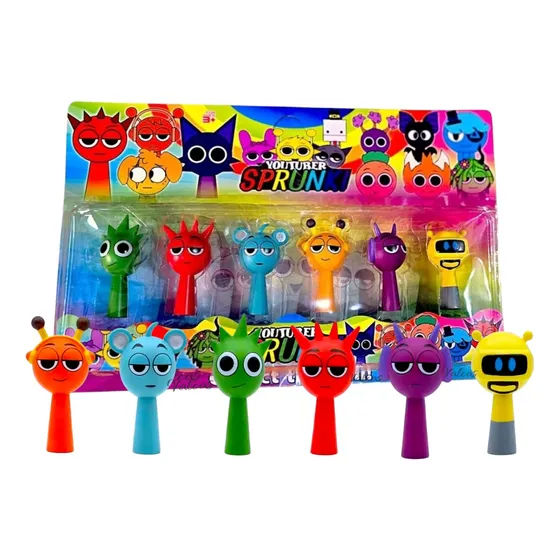 Blister Sprunki Muñecos Juegos X6 Para Niños