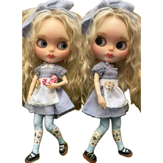 Boneca Blythe Customizada Natural Mohair Importado Alice