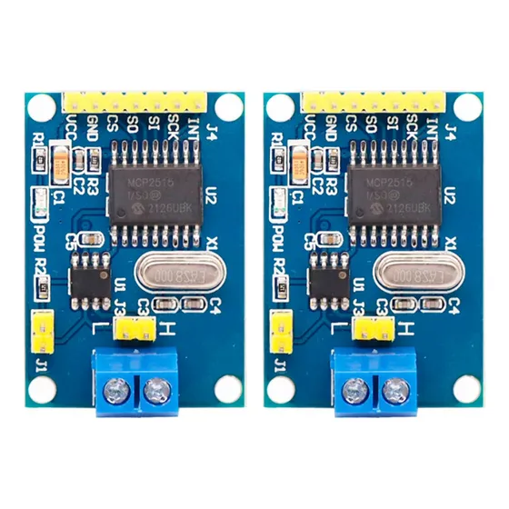 Tecneu 2 Piezas De Modulo Can Bus Spi Mcp2515 Tja1050 Arduino Pic