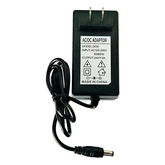 Fuente Adaptador 24v Dc 3 Amp Plug Universal
