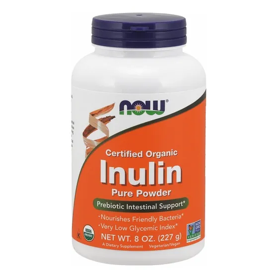 Inulina Prebiótica Pura En Polvo, 250 Ml, De Now Foods