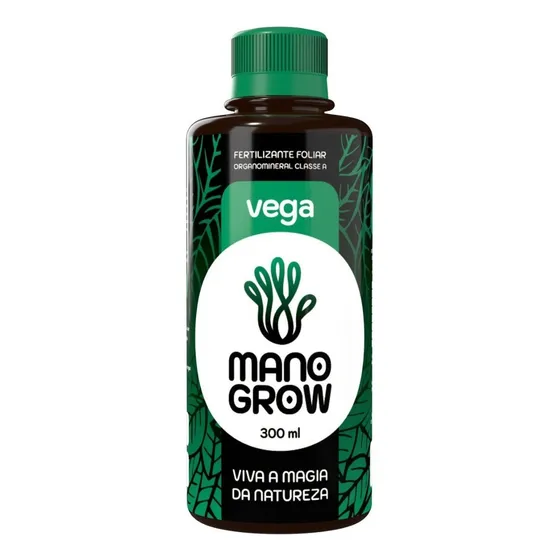 Fertilizante Orgânico Mano Grow - Vega 300ml Cultivo Indoor 