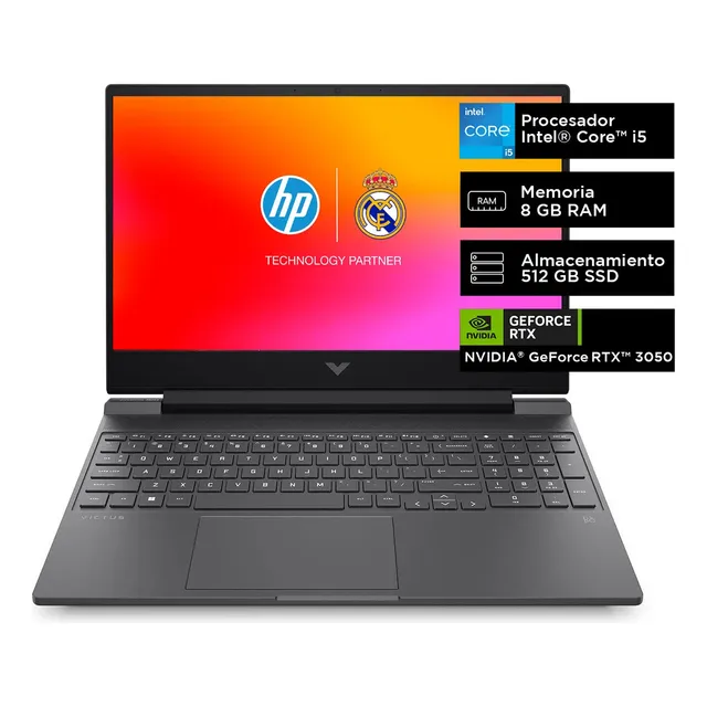 Notebook Hp Gamer Victus 15-fa0025la Intel Core I5 8gb Ram 512gb Ssd Rtx3050 4gb Windows 11 Home