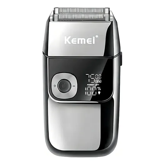 Afeitadora Kemei KM-2028 plateada 220V