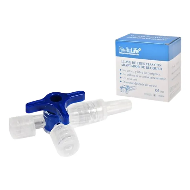 Llaves De 3 Vias Sin Extencion X 50 Unidades