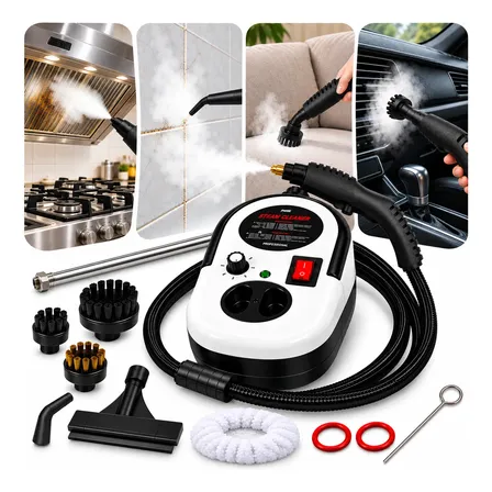 Limpador A Vapor Alta Pressão E Temperatura Higienizador Branco 220v