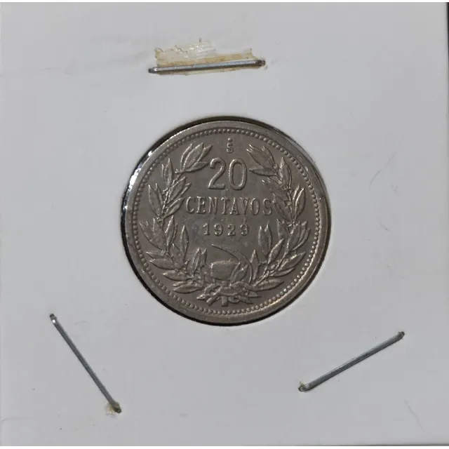 Moneda De 20 Centavos Año 1929