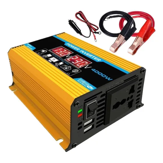 Inversor De Potência Peak 4000w 12v A 220v Para Inversor De