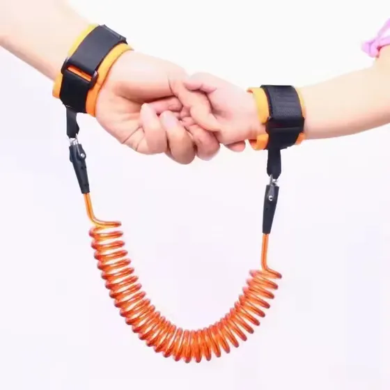 Muñequera Correa Niños Bebes Seguridad  Anti Perdida Naranja