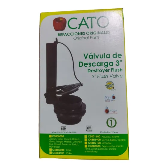 Valvula Descarga 3   Y Actuador Cato Wc One Piece Original