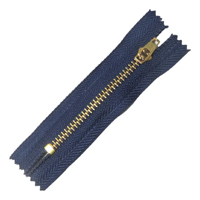 Zíper Metal 18cm C/10 Para Calça Jeans Fecho Calça Ecler Cor