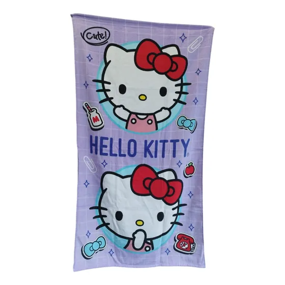 Toalla / Toallón Hello Kitty Playero Playa 130x70 Oficial