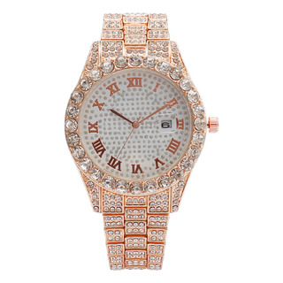 Golden - Nuevo Reloj De Mujer Con Diamantes A La Moda Golden - Nuevo Reloj De Mujer Con Diamantes A La Moda