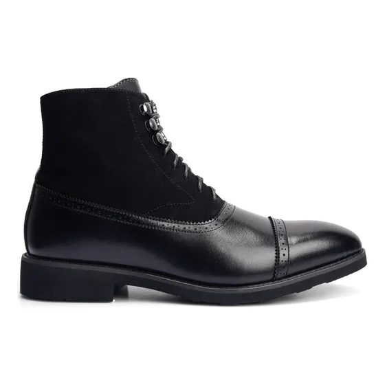 Botas De Vestir Casuales Ejecutivas De Charol Para Hombre