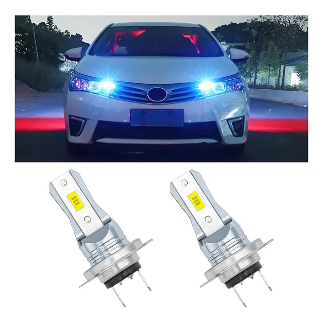 Luz Antiniebla Led H7, 2 Bombillas De 80w Y 6000k.