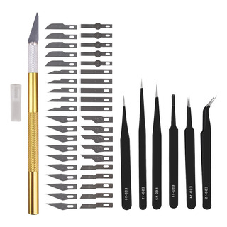 Cutter Exacto Con 6 Pcs Esd Pinzas Reposteria Decoracion Cutter Exacto Con 6 Pcs Esd Pinzas Reposteria Decoracion