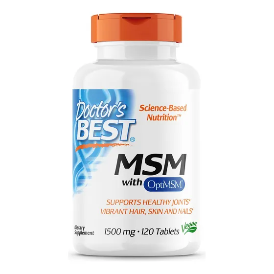 Complemente Doctor's Best Msm Con Optimsm 1500 Mg 120 Tablet
