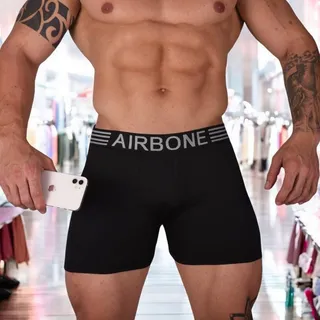 Cueca Boxer Airbone Masculina Original - Kit 10 Unidades Cueca Boxer Airbone Masculina Original - Kit 10 Unidades
