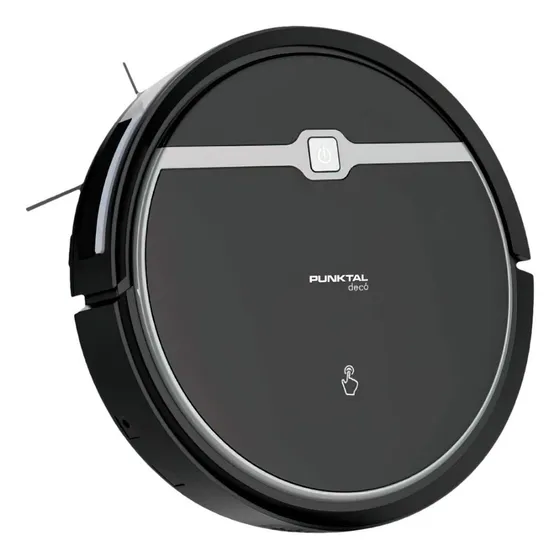 Aspiradora Robot Punktal Trapeadora Vuelve A La Base Color Negro