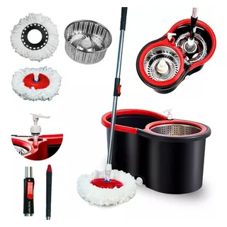 Nybc GiratĂłrio 140cm Mop Vermelho E Preto Em Nybc GiratĂłrio 140cm Mop Vermelho E Preto Em