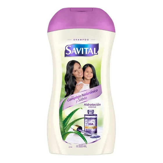  Champu Savital Con Complejo Hialuronico Y Sabila Hidratacion