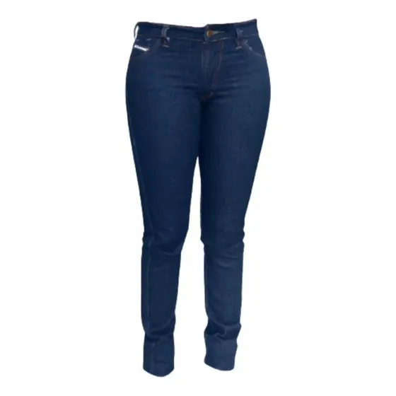 Pantalon De Dama Jean Stretch Para Trabajar Triple Costura