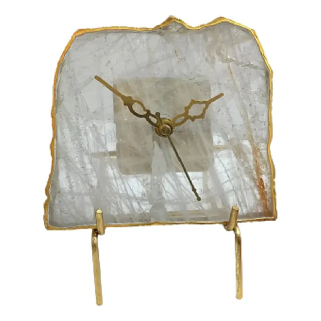 Global Agata Cristal Reloj Claro Escritorio Pared Cuarto