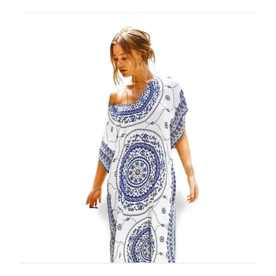  Vestido Kimono De Playa Marca Cupshe - Bata Bohemio Chic