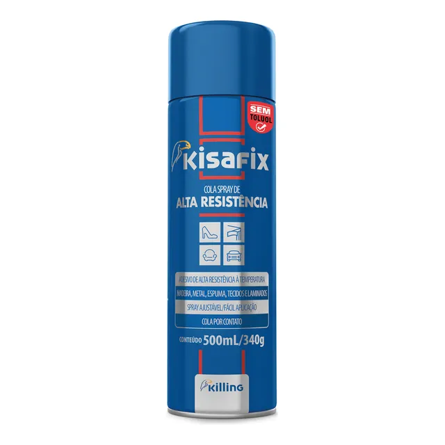 Pegamento Spray Multiproposito Alta Temperatura Kisafix 340g