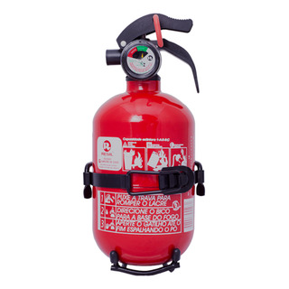 Extintor Veicular Abc 1kg Gordinho Validade 5 Anos + Suporte Extintor Veicular Abc 1kg Gordinho Validade 5 Anos + Suporte