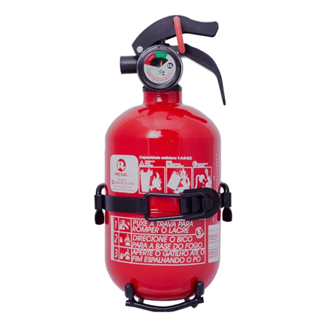 Extintor Veicular Abc 1kg Gordinho Validade 5 Anos + Suporte