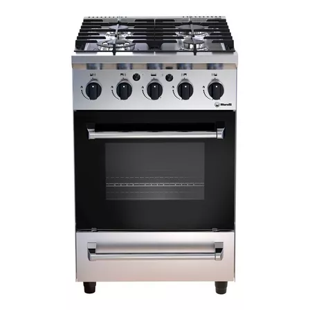 Cocina Morelli Ferro 550 A Gas 4 Hornallas Puerta Con Visor