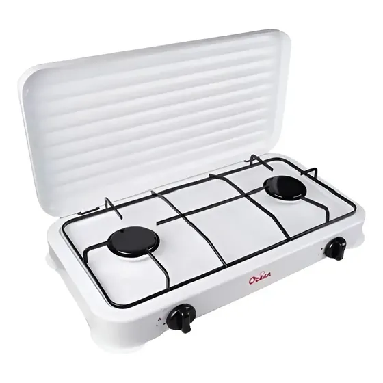Cocinilla Encimera A Gas 2 Platos + Kit De Instalación Ocean