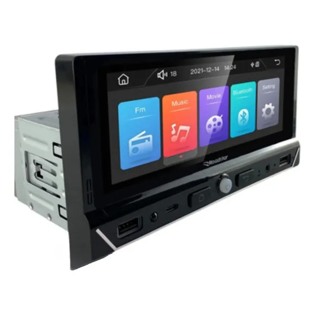 Central Multimídia Slim Mp5 Wifi Bluetooth Carplay Premium