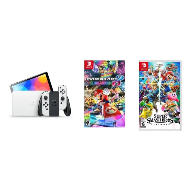 Nintendo Nintendo Switch Switch + Mario Kart OLED HEG-001 64GB Standard color blanco 2022